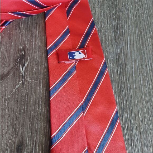 St. Louis Cardinals MLB Baseball Men's Neck Tie - Red, White & Navy - Picture 4 of 6